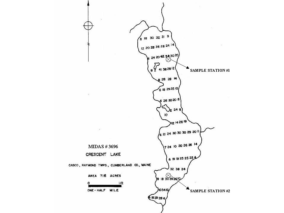 Crescent Lake Town of Raymond, Maine